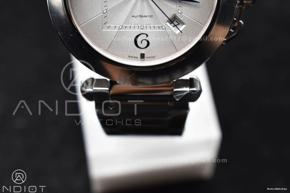 SS Made Cartier Efficient 531 BVF Genuine Pasha like the Bracelet White on 1:1 Dial Ladies 0304